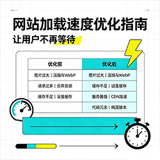 网站加载速度优化指南:让用户不再等待