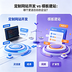 定制网站开发 vs 模板建站：哪个更适合你的企业？
